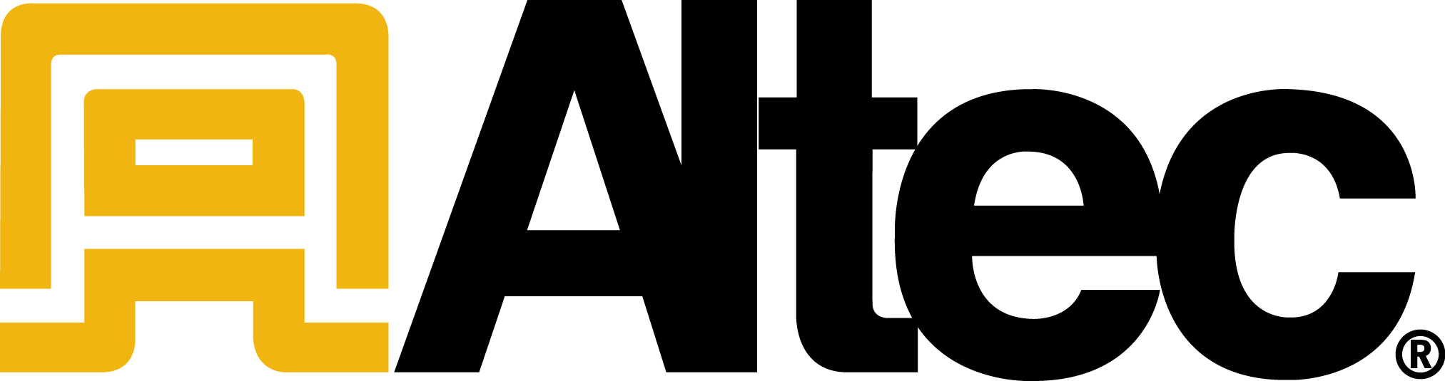 Altec logo with a yellow geometric symbol to the left and the word "Altec" in bold black letters to the right, featured alongside recent Patterson Family Foundation Grant Updates.